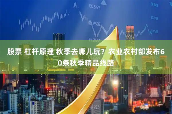 股票 杠杆原理 秋季去哪儿玩？农业农村部发布60条秋季精品线路