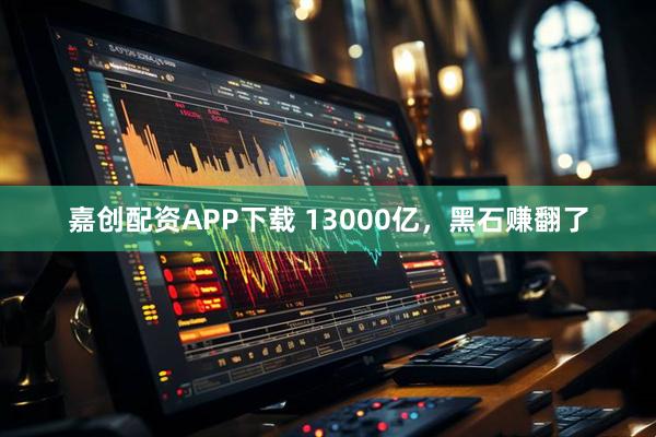 嘉创配资APP下载 13000亿，黑石赚翻了
